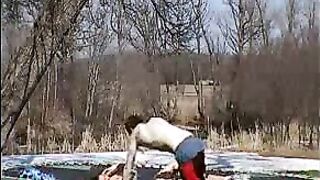 Bouncing Fun on the Trampoline