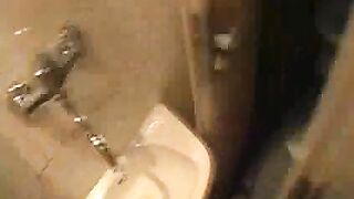 Horny Couple Sneaks Off for Restaurant Bathroom Sex