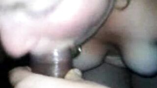 Blonde Wife Swallows His Black Load