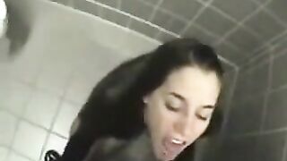 Dirty Teen Slut Fucked in Mall Bathroom