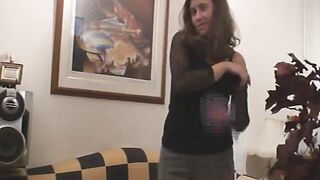 Shy Girlfriend Pleases Herself for Her Man