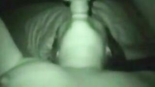 Steamy Nightvision Threesome Action