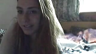 Euro Slut Rubs Herself to Orgasm on Camera