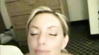 Blonde Wives Cum Face Compilation