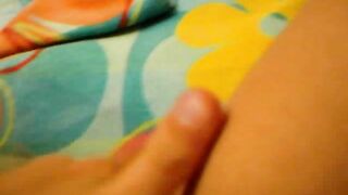 Hairy Teen’s Solo Finger Flick Session