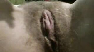 Intense orgasm from her dripping wet pussy