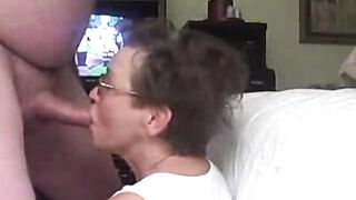 Mature Granny Receives a Facial