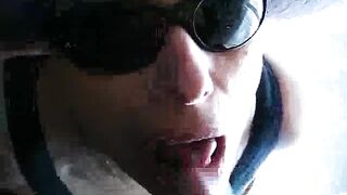 Italian Wife in Shades Sucks and Swallows