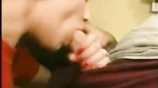 Massive Cumshot in Mouth Blowjob