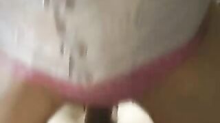 Sexy Young Wife Sucks and Rides His Big Cock