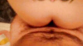 Chubby Wife’s Wild Fuck and Cum Finish