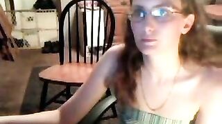 Skinny Nerd Solo Webcam Session