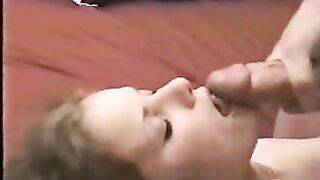 Cum Hungry Wife Orgasms During Facial