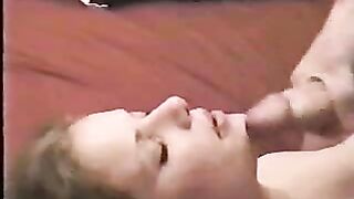 Cum Hungry Wife Orgasms During Facial