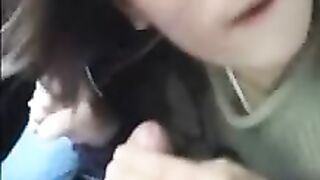 Swallowing Cum During Car Fun