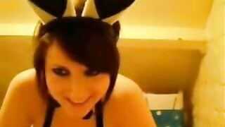 Emo Teen in Costume Stars in a Homemade Sex Tape