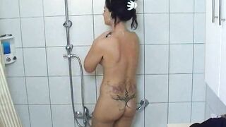 Brunette Amateur Shower Fun