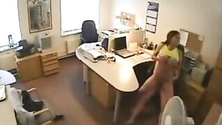 Secret Office Romance Caught on Camera